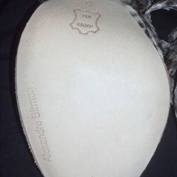 Alexandre Birman Platform Python Sandals Size US 5 - Picture 3 of 7